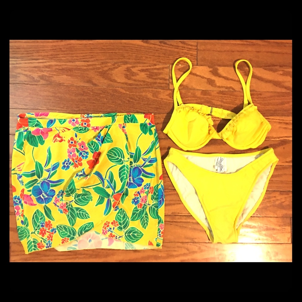 Oscar de la renta - yellow bikini size 8
